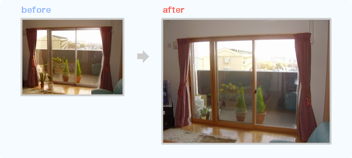 仙台市宮城野区榴ヶ岡 T様 before after